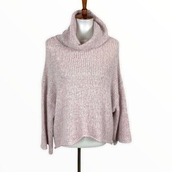 Altard State Sweater Small Medium Pink Soft Cozy Crop Knit Cottagecore - Picture 1 of 8